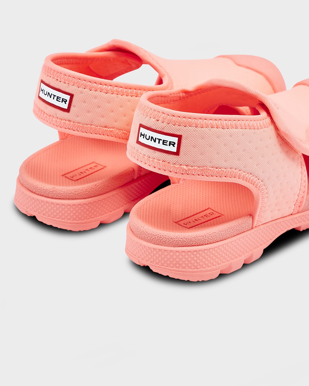 Hunter Original Little Outdoor Walking Sandals - Clearance Sale Kids Pink - SWMUIB962